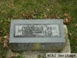 John Estabrook Wahl