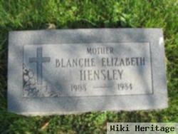 Blanche Elizabeth Hayden Hensley