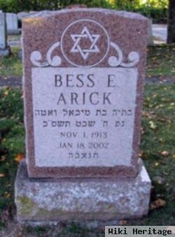 Bess E. Zarrow Arick