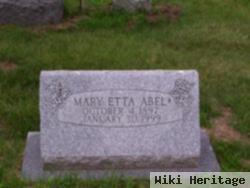 Mary Etta Abel