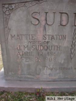 Mattie Staton Sudduth