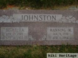 Manning M Johnston