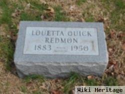 Mary Louetta Quick Redmon