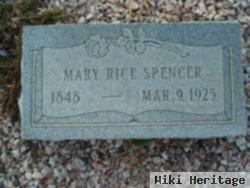 Mary Rice Spencer