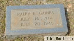 Ralph E. Gaines