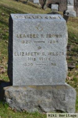 Elizabeth B Wilson Brown