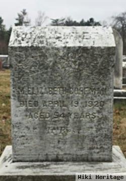 Mary Elizabeth Coffman