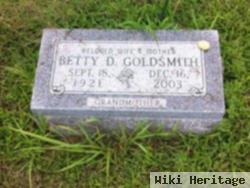 Betty D Goldsmith