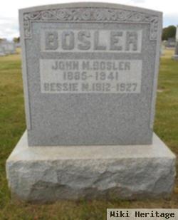 Bessie M Bosler