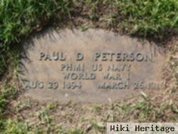 Paul D Peterson