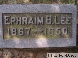 Ephraim B Lee