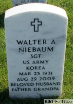 Walter A Niebaum