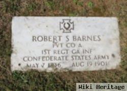 Pvt Robert S Barnes