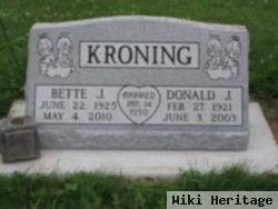 Bette Jean Dixon Kroning