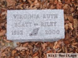 Virginia Ruth Blatt Riley