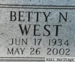 Betty N West