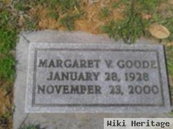 Margaret V Goode