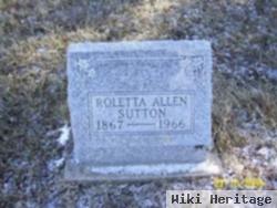 Roletta Allen Sutton