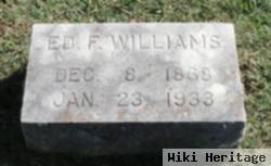 Edward Franklin "ed" Williams