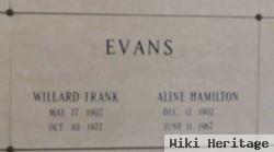 Willard Frank "bill" Evans