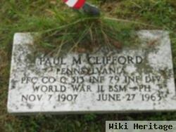 Pfc Paul M. Clifford