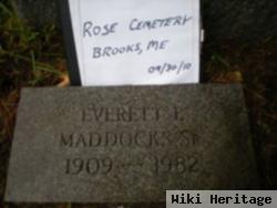 Everett E Maddocks, Sr