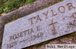 Rosetta Elveretta "rose" Eby Taylor