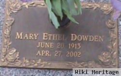 Mary Ethel Dowden