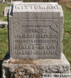 John Z Witteman