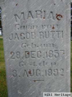 Maria "mary" Hafner Rutti