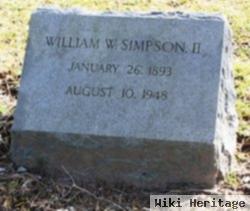 William Washington Simpson, Ii