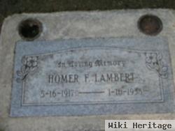 Homer F Lambert