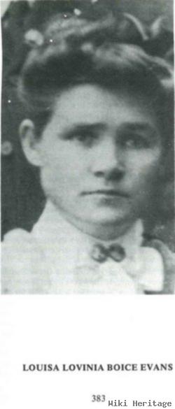 Louisa Lovina Boice Evans