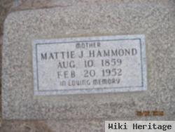 Martha Jane "mattie" Chancey Hammond