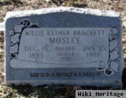 Willie Esther Brackett Mosley