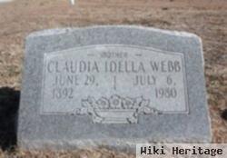 Claudia Idella Cook Webb