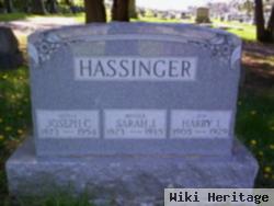 Harry I Hassinger