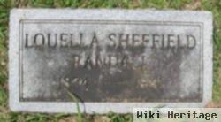 Mary Louella "ludie" Sheffield Randall