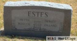 Dewitt Dillard Estes