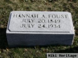 Hannah A. Foust