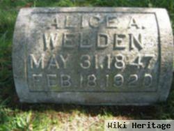 Alice A. Welden