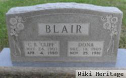 Clifton "cliff" B. Blair