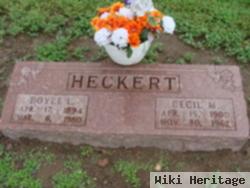 Cecil Ida May Meeks Heckert