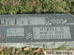 Myrtle A Brockman Defee