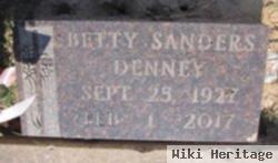 Betty B Sanders Denney