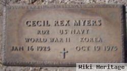 Cecil Rex Myers