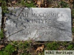 Sarah Mccormick Mcintyre