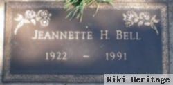 Jeannette H Bell