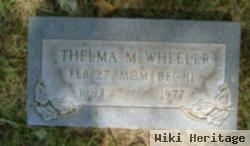 Thelma M Wheeler