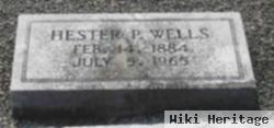 Hester P. Wells